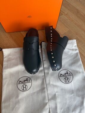 Authentic Hermes mules